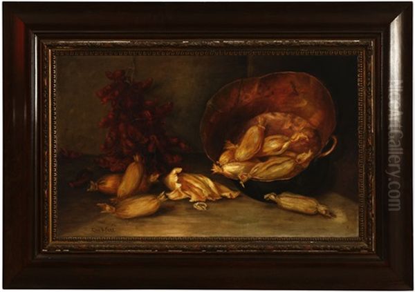 Still Life With Tamales And Chili Peppers - view 1