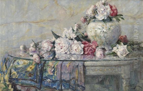 Roses On A Glass Table - view 1