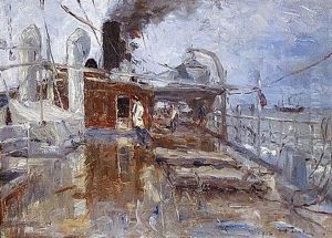 Sur Le Pont by Henri Farre