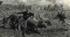 The Chicago Bears At Stagg Field by Henri Farre