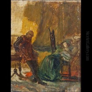 Scena Storica D"interno by Federico Faruffini