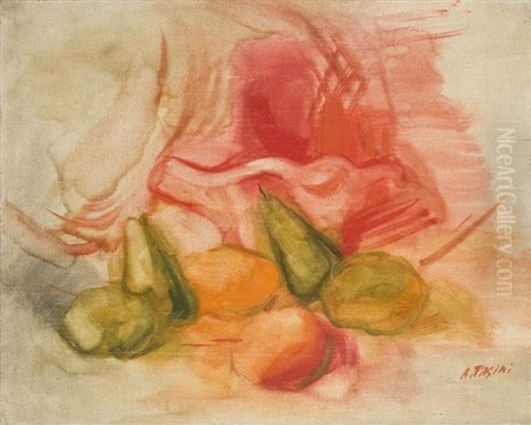 Nature Morte Rouge Aux Fruits - view 1