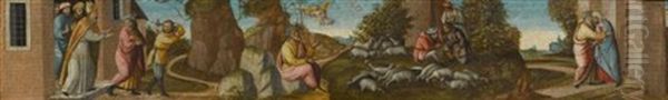 Predellentafel Mit Der Legende Von Joachim - view 1