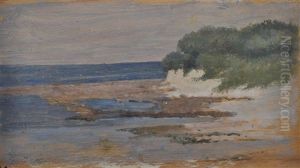 Spiaggia Presso Livorno by Giovanni Fattori