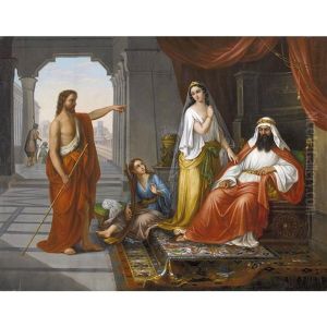 Strafpredigt Johannes Des Taufers Vor Herodes Strafpredigt Johannes Des Taufers Vor Herodes