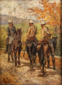 Soldaten Zu Pferde by Giovanni Fattori