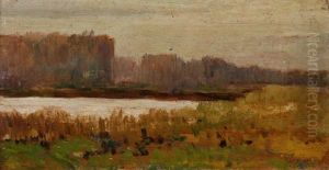 Paesaggio Fluviale by Giovanni Fattori