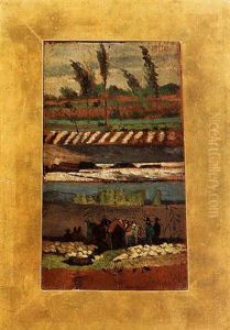 Tre Impressioni Di Una Giornata Di Pioggia by Giovanni Fattori