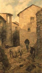 In Ciociaria by Giovanni Fattori