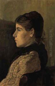 Donna Bionda by Giovanni Fattori
