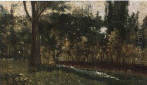 Dietro La Casa by Giovanni Fattori