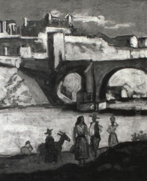 Tolede, Le Pont D'alcantara - view 1