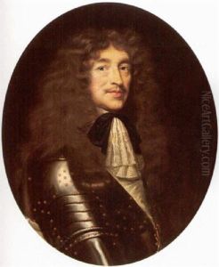 Portrait Of A Man Wearing Armour And The Badge Of The Order Of Saint Espirit