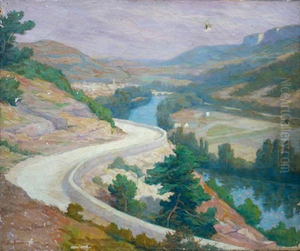 Fleuve Dans Une Vallee - view 1