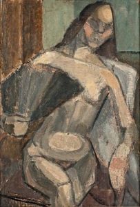 Etude Pour La Femme A L'eventail