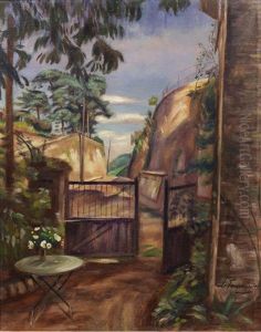 Le Jardin De L'artiste, Grosrouvres by Henri Le Fauconnier