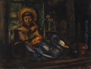 Still Life With Swan by Henri Le Fauconnier