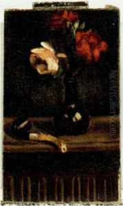 Still Life With Flowers And Pipe by Henri Le Fauconnier