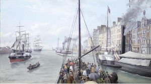 Leaving The Port Of Trouville thumbnail