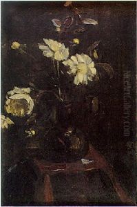 Les Dahlias by Henri Le Fauconnier