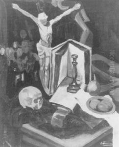 Vanitas Stilleven by Henri Le Fauconnier