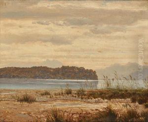 Alandscape With A Lake by Fanny Assenbaum
