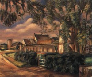 View Of Gros-rouvres by Henri Le Fauconnier