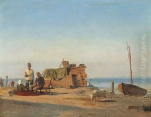 Costal Scenery by Viggo Fauerholdt