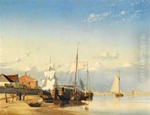 View From The Harbour In Nordby, Fano