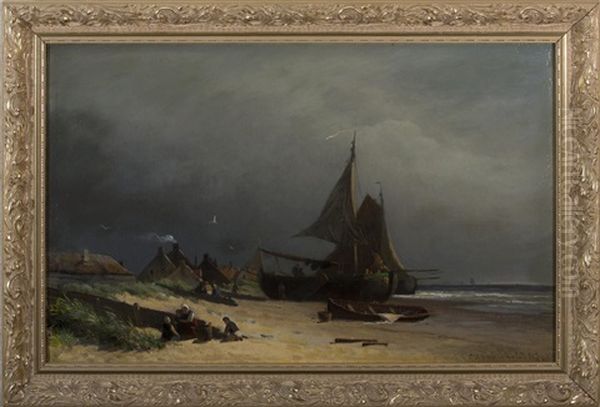 Fishing Boats On A Shore - view 1