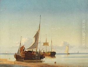 Boats On The Beach, Presumably At Fano