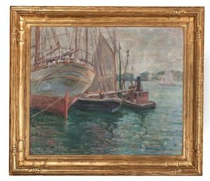 Harbor Scene Harbor Scene