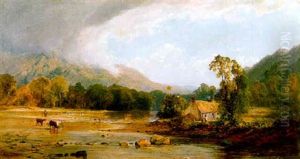 A Riverside Cottage In A Wooded Glen A Riverside Cottage In A Wooded Glen