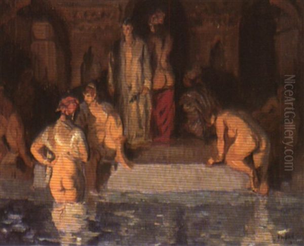 Scene De Bain Turc - view 1