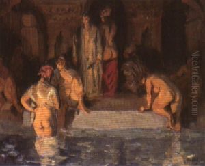 Scene De Bain Turc Scene De Bain Turc