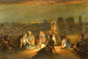 Lagernde Orientalen by Amandus Faure