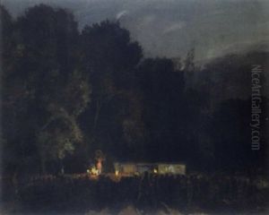Nachtliche Feier Am Waldrand Nachtliche Feier Am Waldrand