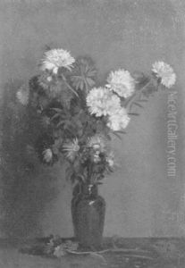 Sommerblumen In Einer Vase by Amandus Faure