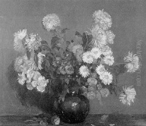 Prachtvoller Sommerblumenstraus In Einer Vase