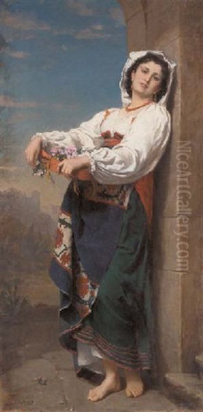 The Flower Girl - view 1