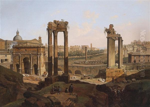 A View Of The Forum Romanum, Rome - view 1