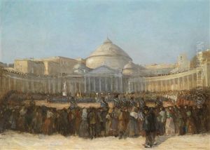 Militarparade Vor Dem Pantheon