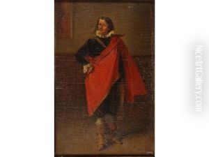 Mousquetaire A La Cape Rouge by Jean Baptiste Fauvelet
