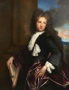 Portrait De Jean-francois Regnard by Henri-Antoine de Favanne