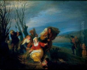 Allegorie De L'hiver by Henri-Antoine de Favanne