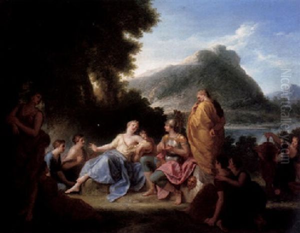 Telemachus Recounting His Adventures To Calypso - view 1