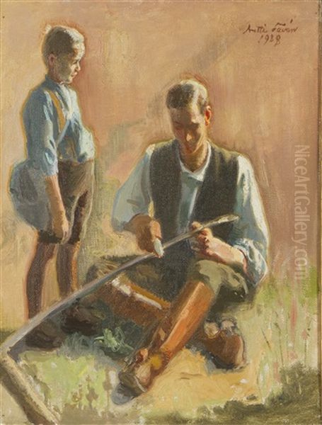 Sharpening The Scythe - view 1
