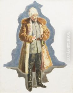 Skiss Av Carl Gustaf Mannerheim Vid Tammerfors Belagring by Antti Faven