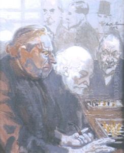 Schackspelare by Antti Faven