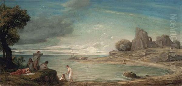 Bathers Before A Ruin - view 1